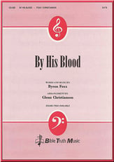 By His Blood SATB choral sheet music cover